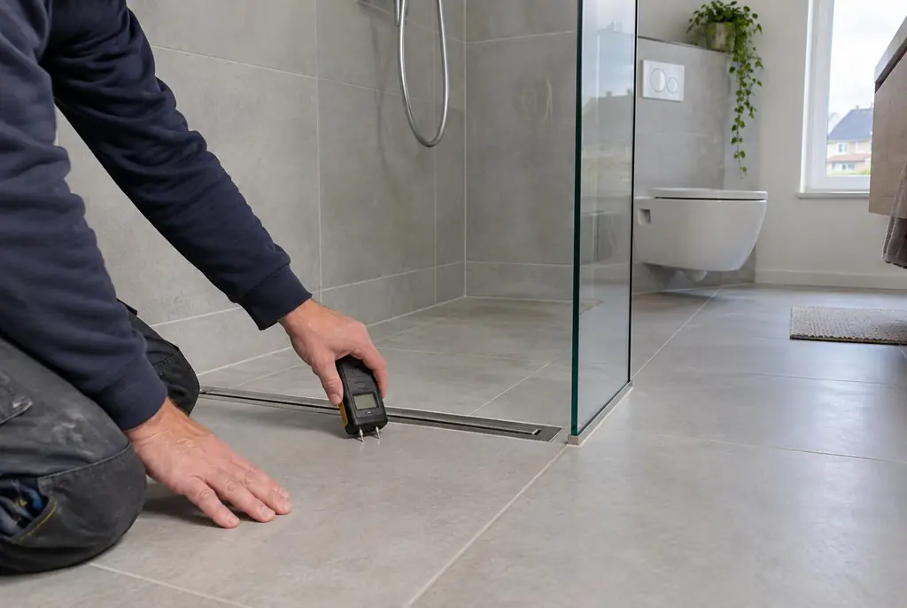 Lekdetectie Bleiswijk – badkamer in een nieuwbouwwoning